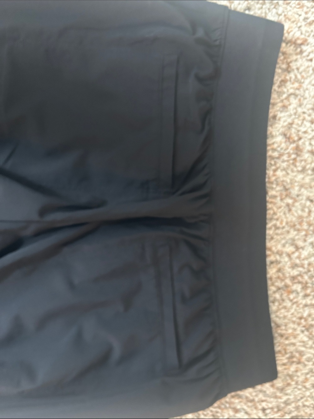 Athleta Black Wide Leg Cropped Pants Size 2 Tall | Athleisure Travel Casual - Picture 4 of 4
